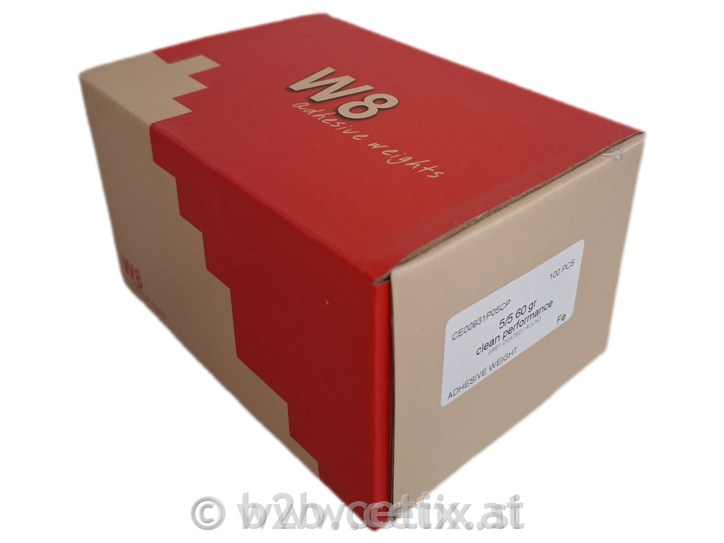 Lepljive uteži za osebna vozila – Clean Performance, sive, 60 g