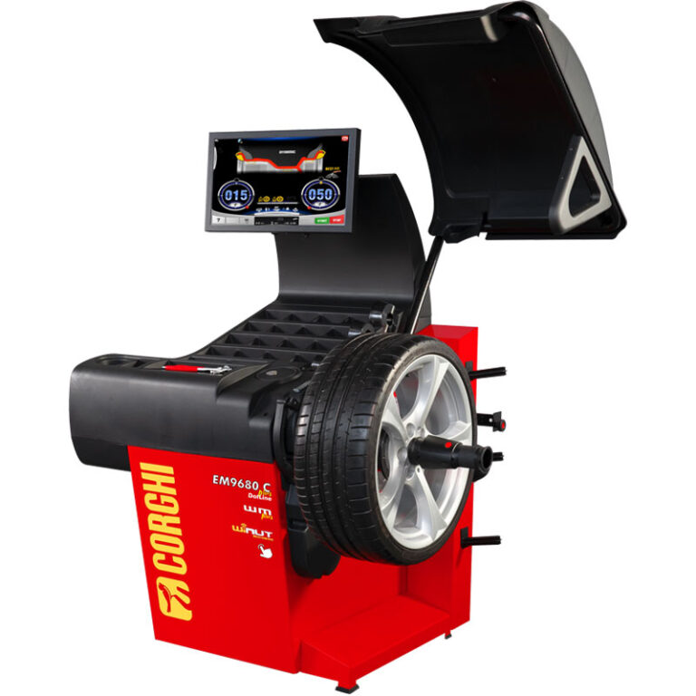 ReifenwuchtmaschineCORGHI EM 9680C TouchPneumatische Radklemmung