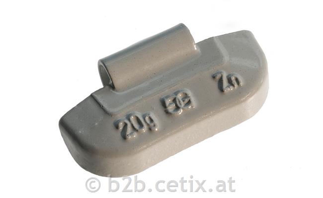 GOMER - Auswuchtgewichte für Stahlfelgen, Zink, 10g (100 Stk / VPE)